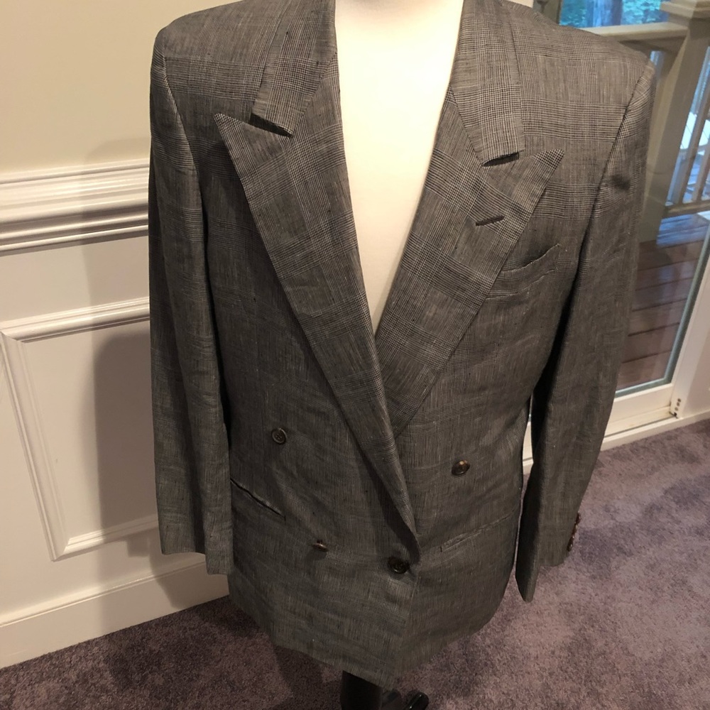 Alexander Julian pow double breasted jacket